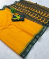 Tew Soft Linen With Designer Saree Wholesale Clothing Distributors In India